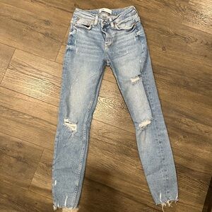 Zara ripped jeans